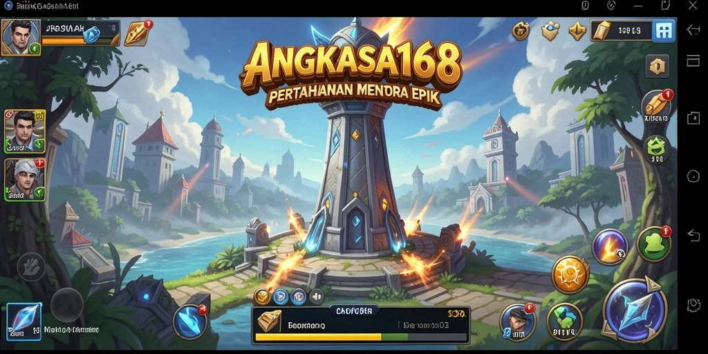 Menampilkan pertempuran menara yang mendebarkan di ANGKASA168.