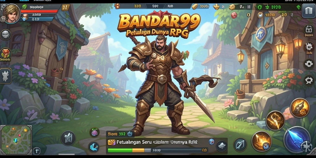 Tangkapan layar permainan BANDAR99 menampilkan aksi RPG yang mendebarkan.