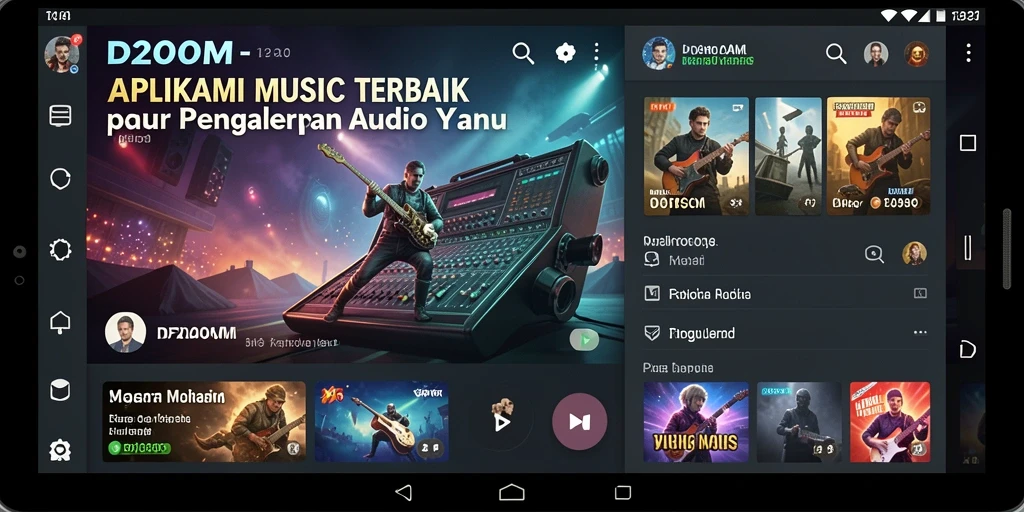 Tampilan gameplay D200M yang menarik dan interaktif.