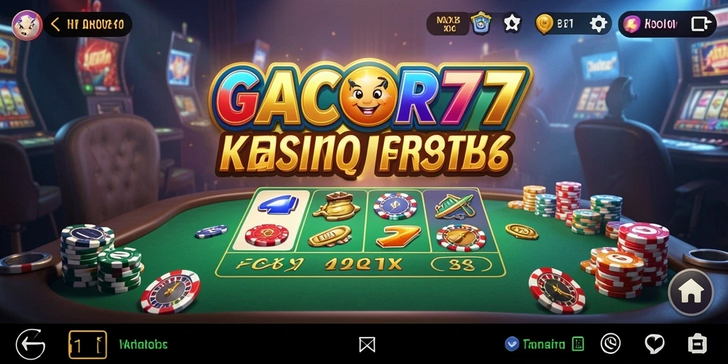 Tampilan gameplay Kasino yang mengasyikkan di GACOR77.