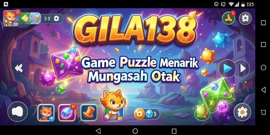 Pengalaman gameplay menantang di GILA138 dengan puzzle menarik.