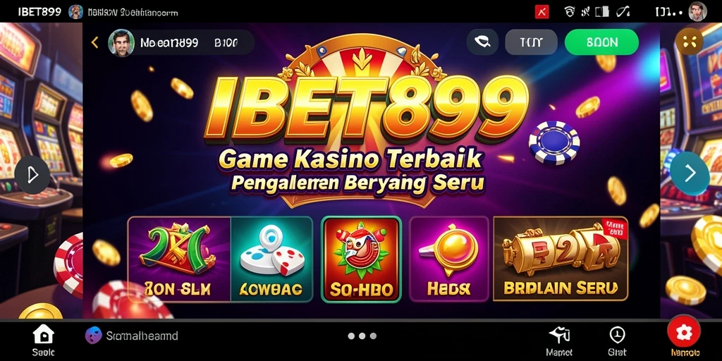 Tampilan menarik dari gameplay Kasino di IBET899.