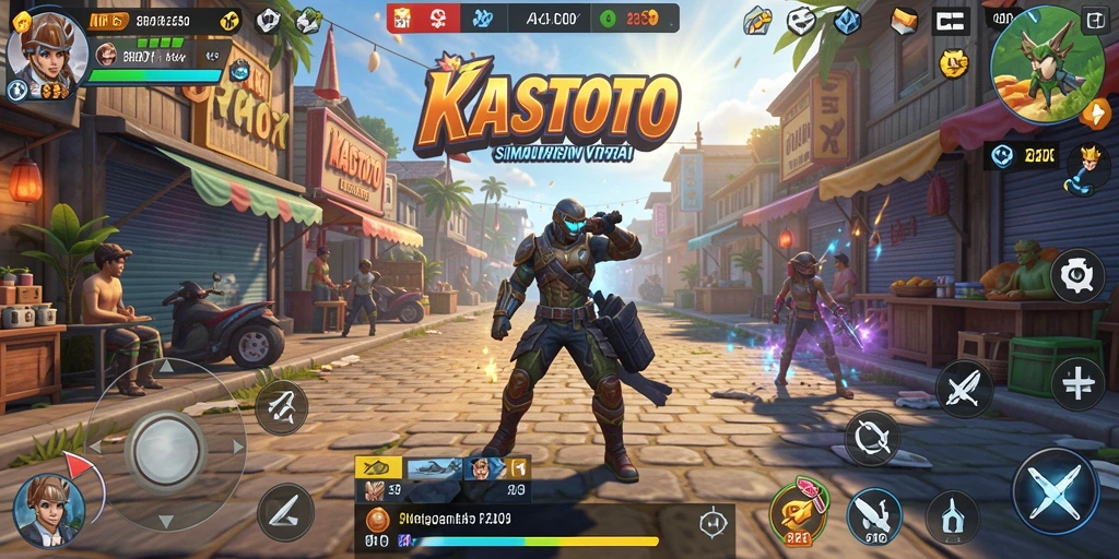 Screenshot gameplay KASTOTO yang menarik dengan elemen simulasi.