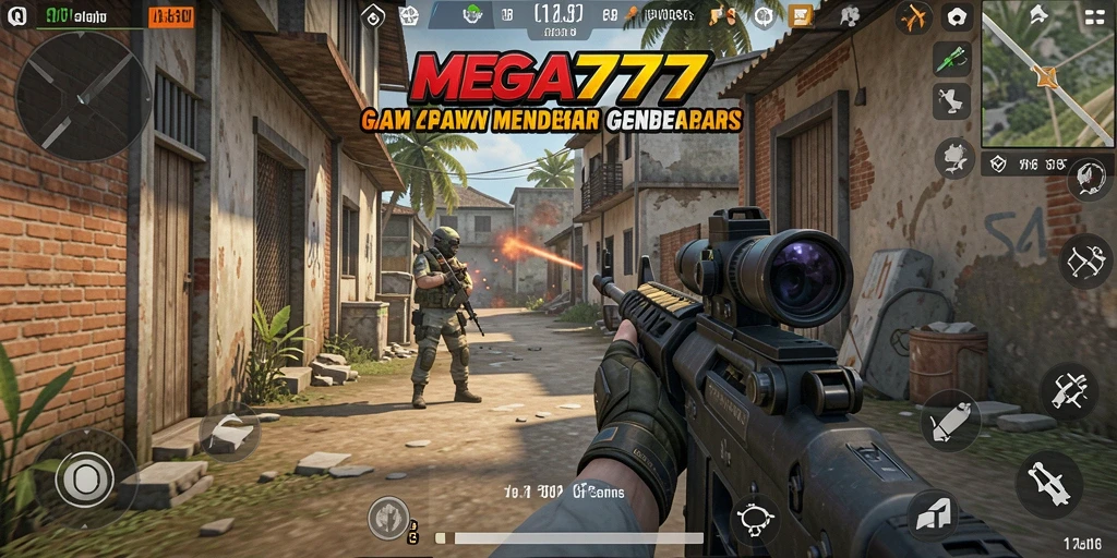 Tampilan gameplay seru dan mendebarkan dari MEGA777 yang penuh aksi.