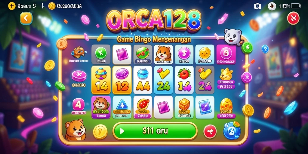 Tampilan gameplay Bingo yang menegangkan dan penuh warna.