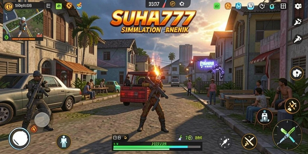 Tampilan gameplay menarik dalam simulasi kehidupan di SUHU777.